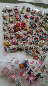 3 Pcs STICKER Anak TIMBUL STIKER MAINAN ANAK / STIKER BONGKAR PASANG UKURAN KECIL / STIKER Karakter/ STIKER ANAK TIMBUL DRESS TEMPEL BONGKAR PASANG