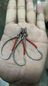 ตะขอเกี่ยวเขียดสดตกปลาช่อน (ตะขอดัดL) 1930ss Byคนบ้า-ตกปลา