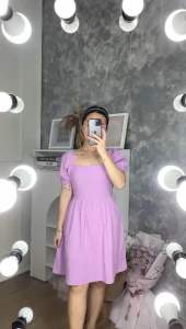 Dress Pita Premium: Mini Dress Ikat Pita Belakang