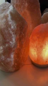Himalayan Crystal Salt Lamp Full Set -  7 to 8 - kg with Dimmer option
