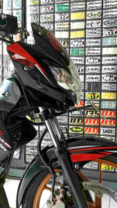 Desain Stiker Motor: Stiker Striping Variasi Suzuki Satria FU Barong Prostreet