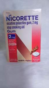 Onhand Nicorette Nicotine Gum 2mg | Fruit Chill | White Ice Mint | Sugar-Free | Stop Smoking Aid 100pcs