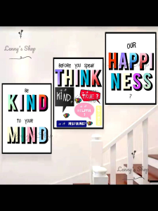 3pcs GEOMETRIC MINIMALIST WALL DECOR AFFORDABLE FRAMES