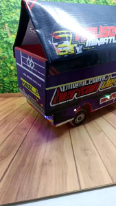 PROMO MAINAN ANAK TRUK OLENG KAYU REMOTE CONTROL BERKAH DEVISA TERLARIS DI LENGKAPI LAMPU DAN TERPAL