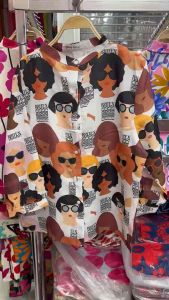 เชิ๊ตคอจีนแขนกระบอกลินินอินเดีย พิมพ์ลายสวยๆ สีสันสดใสมากๆ ค่า