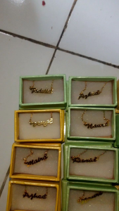 Kalung Nama Mini Harga Juga Mini.tuk Kamu yang Suka Simple & Elegan