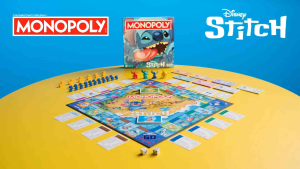 Authentic Monopoly Disney Stitch Edition Board Game | Based on Disney’s Lilo & Stitch | Officially Licensed Disney Kids Game | Ages 8+ | 2-4 Players | 30 Mins