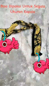 Blangkon Batik Motif Kipas Kuning: Desain Batik Klasik & Aksesoris Pernikahan