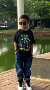 [BISA BAYAR DITEMPAT] 0-14 TAHUN Celana Jeans Panjang anak Whisker Jeans with Rib