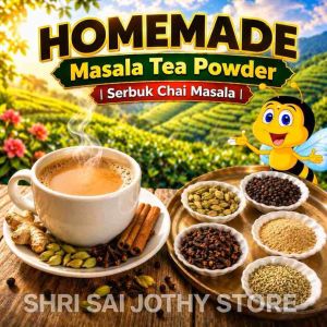 Masala Tea Powder 50g Homemade | Serbuk Masala Tea - Shri Sai Jothy Store