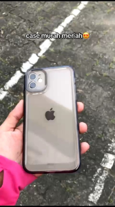 Softcase Bening Hitam REALME C75 Silikon Space TPu