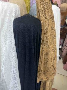 Kain Brokat Garment Premium Warna Broken White