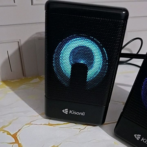 KISONLI Gaming Speaker Laptop/Komputer L-8080 With LED Colorfull Lights