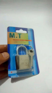 Kunci Gembok pukutih ukuran 30 mm leher pendek cantel gembok
