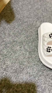 Sandal KAMIFA Sandal Wedges Putih Kancing Ban2 Sandal Slop Terbaru Dewasa & Anak