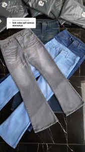 Celana Cutbray Wanita Retro Spray: Celana Retro Stylish & Nyaman