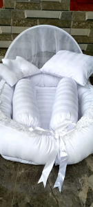 KASUR PERAHU BABYNEST & BANTAL SET UNTUK KESEHATAN BAYI