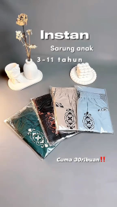 SARUNG INSTAN ANAK USIA 2-12TAHUN MOTIF SARWON