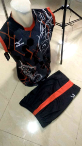 Baju Voli Free Sablon Nama Nomor /jersey Stelan Bola Kaos Olahraga Badminton Futsal Pria