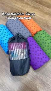 Khăn Trải Thảm tập YOGA_khăn trải thảm tập GYM với hạt PVC chống trơn