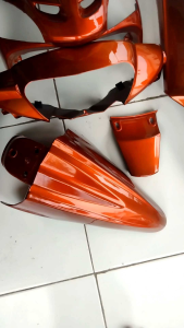 Cover Body Full Halus Yamaha Mio Sporty Orange Candy