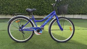 จักรยาน 26นิ้ว เทอร์โบ วิช ล้ออลูมิเนียม มีพักเท้ากระดิ่ง