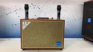 Loa bluetooth karaoke chính hãng Azpro bảo hành toàn quốc AZ-SG08 bas20 2 đường tiếng 8 núm chỉnh âm