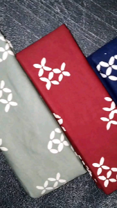 Kain Batik Cap Garutan Series - Motif Kawung Series - Batik Cap (Bukan Batik Print) - Fashion Batik Pria Wanita - Batik Kombinasi