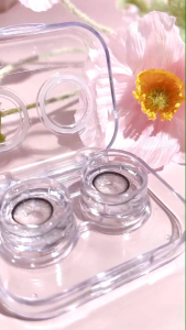 Softlens Dream Brown Grey Gray By Living Color Dia.15 mm Normal & Minus ( -0.50 s/d -6.00 ) Softlens By Irislab