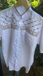 BAJU KOKO BORDIR JASUKE PRIA DEWASA LENGAN PENDEK BAJU MUSLIM PRIA DEWASA LENGAN PENDEK BAHAN KATUN