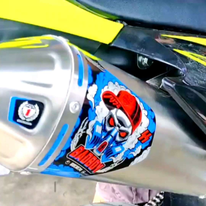 Knalpot Norifumi ROCKET 4 Badboy Semi Bending KLX 140 KLX 150 CRF 150L WR 155 DTRACKER 150
