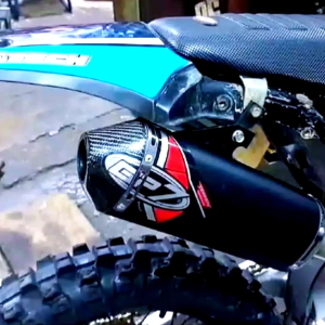 Knalpot GP 7 Black Edition Full Bending KLX 140 KLX 150 CRF 150L WR 155 DTRACKER 150