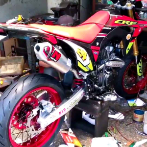 Knalpot Norifumi NOCTUS T1 Semi Bending KLX 140 KLX 150 CRF 150L WR 155 DTRACKER 150