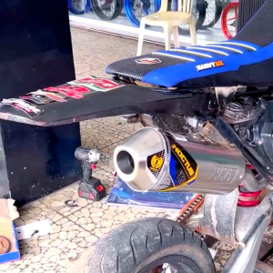 Knalpot Norifumi NOCTUS T5 Bore Up Semi Bending KLX 140 KLX 150 CRF 150L WR 155 DTRACKER 150