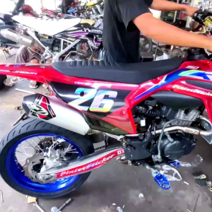Knalpot GP 7 Tekken Semi Bending KLX 140 KLX 150 CRF 150L WR 155 DTRACKER 150