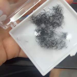 Lông mi Volume Fan Tay 3d 4d 5d 5d mix 8-15mm ( fan sẵn được làm với keo nối mi và mi khay )