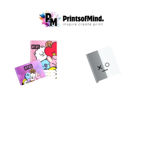 Personalized Notebooks for Kids | BTS Design | 50-80 Leaves 5pcs per pack | Writing | Composition