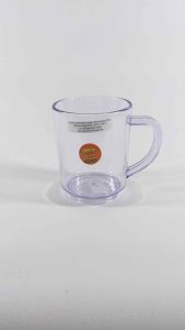 863 (6 pcs) - Cangkir Plastik Bening Golden Dragon 270 ml Gelas Cangkir Kopi Bening