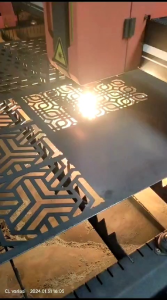 LASER CUTTING UKURAN 150X60cm plat besi tebal 15mm