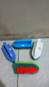 3pcs sikat karpet sikat lantai WC sikat baju sikat serbaguna Bulu PVC Asli Tidak Mudah Rontok