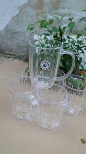 6PCS GELAS MINUM KRISTAL/GELAS AKRILIK RINGAN AWET/GELAS MINUM BERKUALITAS