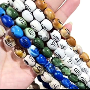 Tasbih 33 Butir Diameter 10 x 12mm Akrilik Tasbih Sholat TB33023