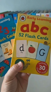 [SG Ready Stock] Original Ladybird UK Flash Cards (ABC & 123) Kids Preschool Learning Activity