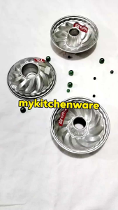 Small Sunflower cetakan tulban press puding kue bolu tebal tanpa sambungan diameter 15 cm