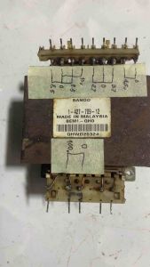 Tăng phô biến áp tháo Amply Nhật BANDO 1-427-709-12 hoạt động tốt các mức nguồn đo được khi cắm điện 100v như sau: điện vào 0-100v  điện ra 27v đôi 8.5v đôi 4.5v và 10v