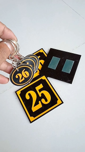 Gantungan Kunci + Nomor Pintu Kamar Kos Hotel Loker Penginapan