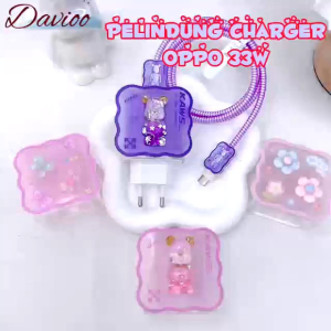 Oppo & Realme 33w&45w&15w | Set 5 PCS Paket Cover Pelindung Kabel Charger Untuk Charger Oppo & Realme 33w&45w&15w