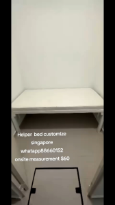 Helper room bed customize singapore/bomb shelter/store room/unity/smaller room/helper room
