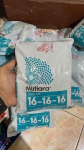 Pupuk NPK MUTIARA 16-16-16 1 Kg Kemasan Pabrik