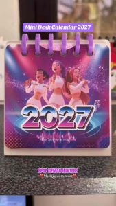 Mini Desk Calendar 2027 3x3” | Souvenir | Giveaway | Gift